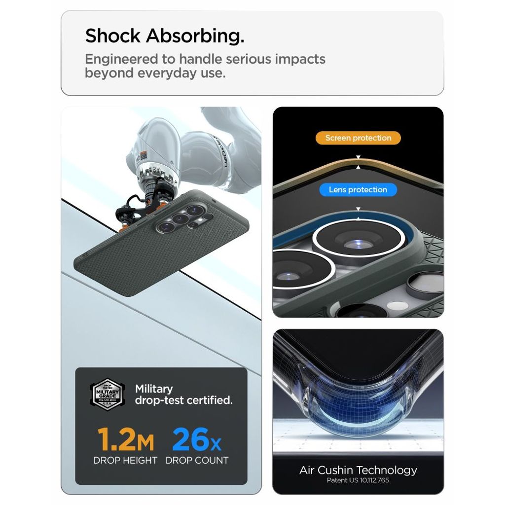 Spigen Liquid Air MagSafe Skal till Samsung Galaxy S26 Ultra - Grön