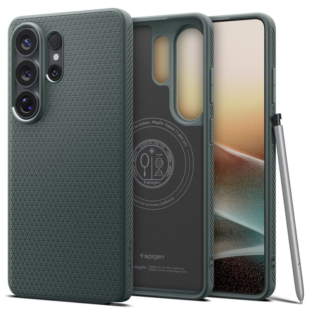 Spigen Liquid Air MagSafe Skal till Samsung Galaxy S26 Ultra - Grön