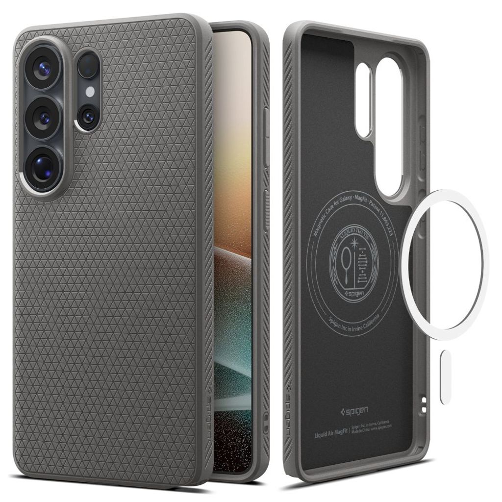 Spigen Liquid Air MagSafe Skal till Samsung Galaxy S26 Ultra - Grå