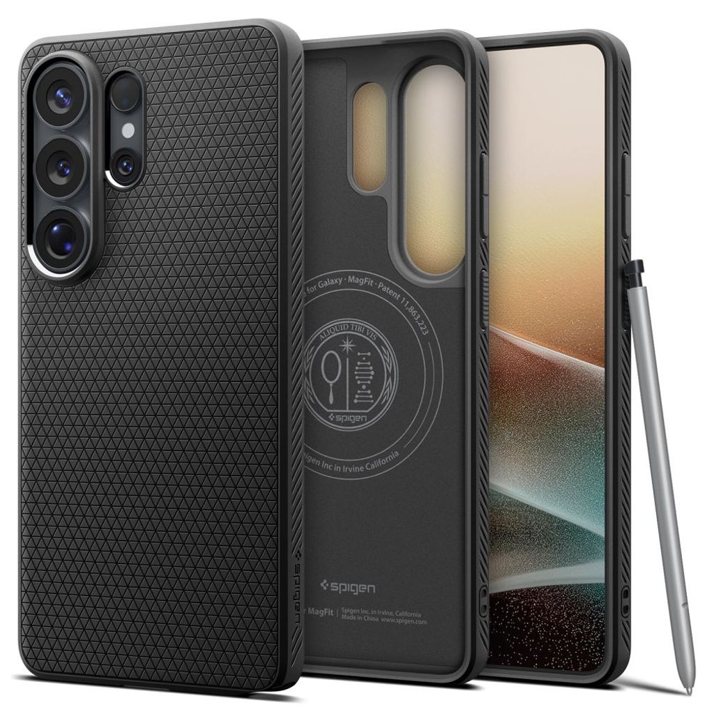 Spigen Liquid Air MagSafe Skal till Samsung Galaxy S26 Ultra - Svart