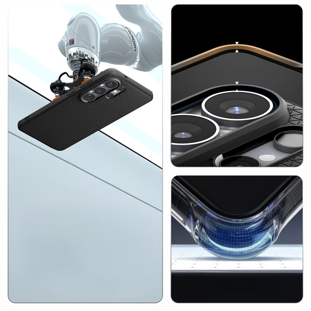 Spigen Liquid Air MagSafe Skal till Samsung Galaxy S26 Ultra - Svart