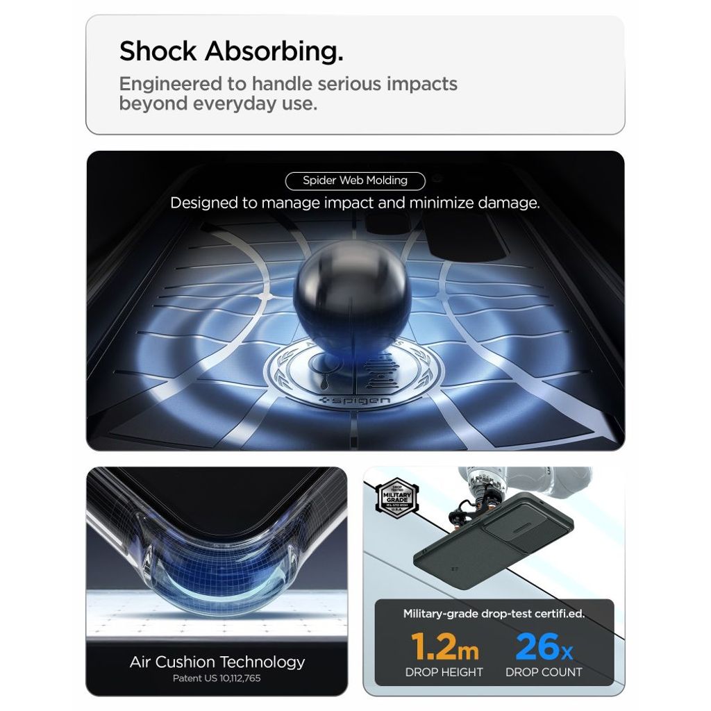 Spigen Optik Armor Skal till Samsung Galaxy S26 Ultra - Grön