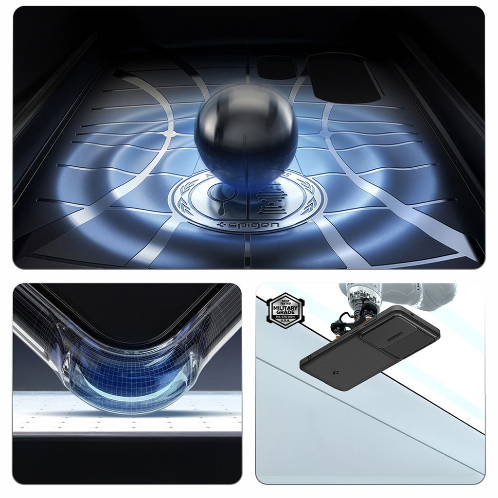 Spigen Optik Armor Kuori Samsung Galaxy S26 Ultra - Musta