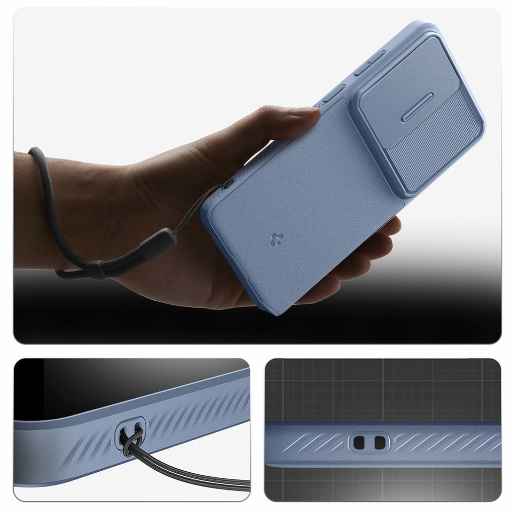 Spigen Optik Armor Deksel til Samsung Galaxy S26 Ultra - Blå