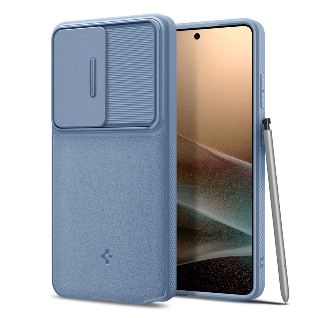 Spigen Optik Armor Deksel til Samsung Galaxy S26 Ultra - Blå