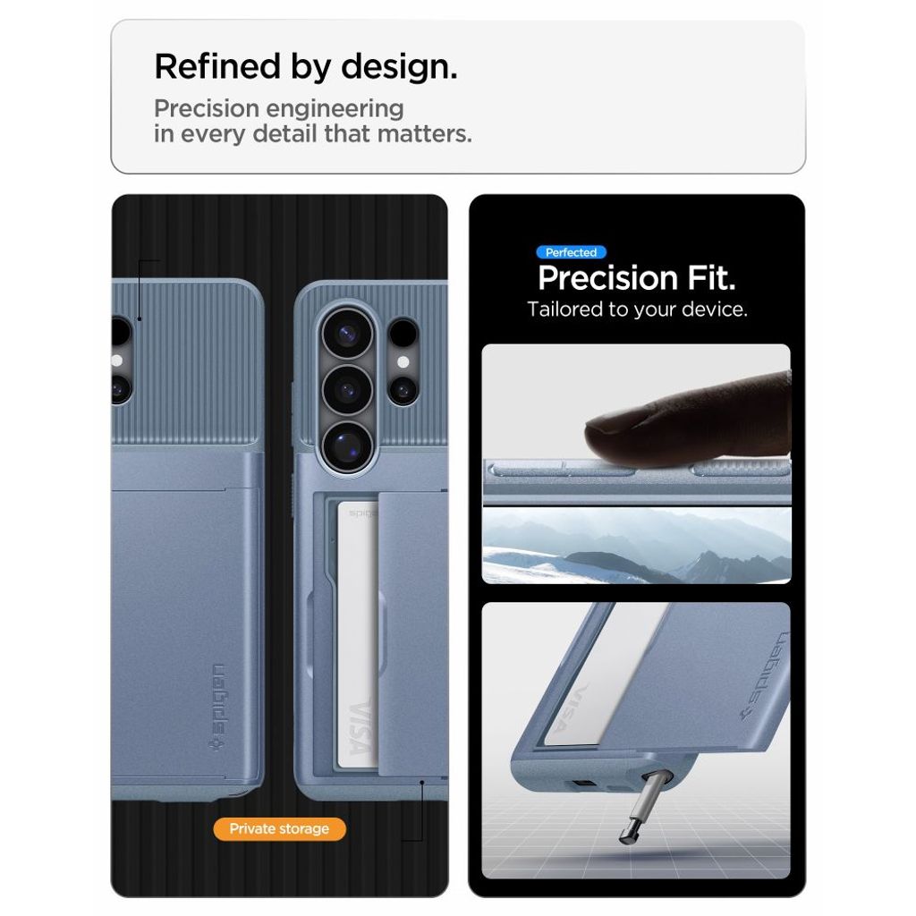 Spigen Slim Armor CS Skal till Samsung Galaxy S26 Ultra - Blå