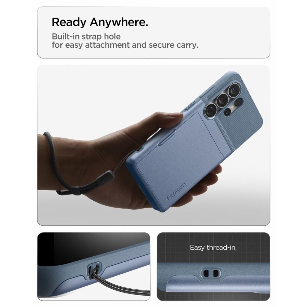 Spigen Slim Armor CS Skal till Samsung Galaxy S26 Ultra - Blå