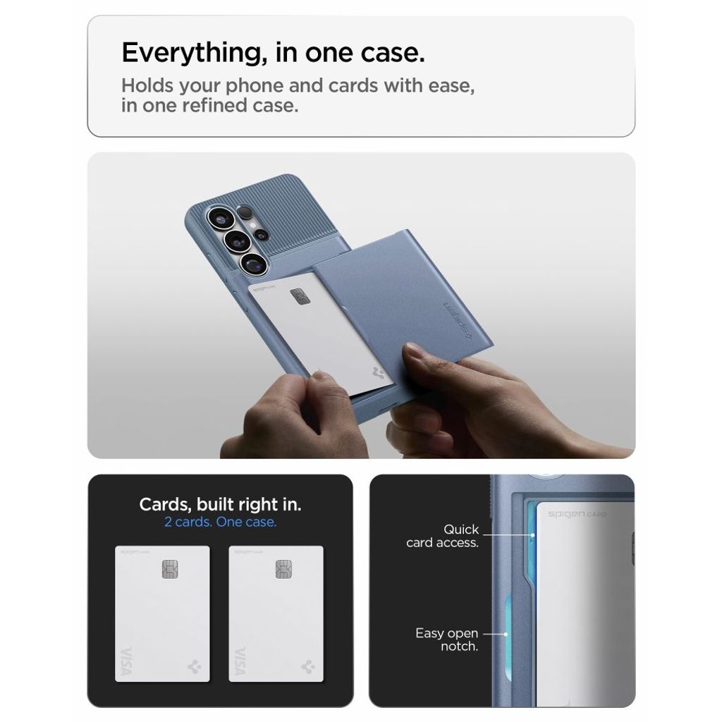 Spigen Slim Armor CS Skal till Samsung Galaxy S26 Ultra - Blå