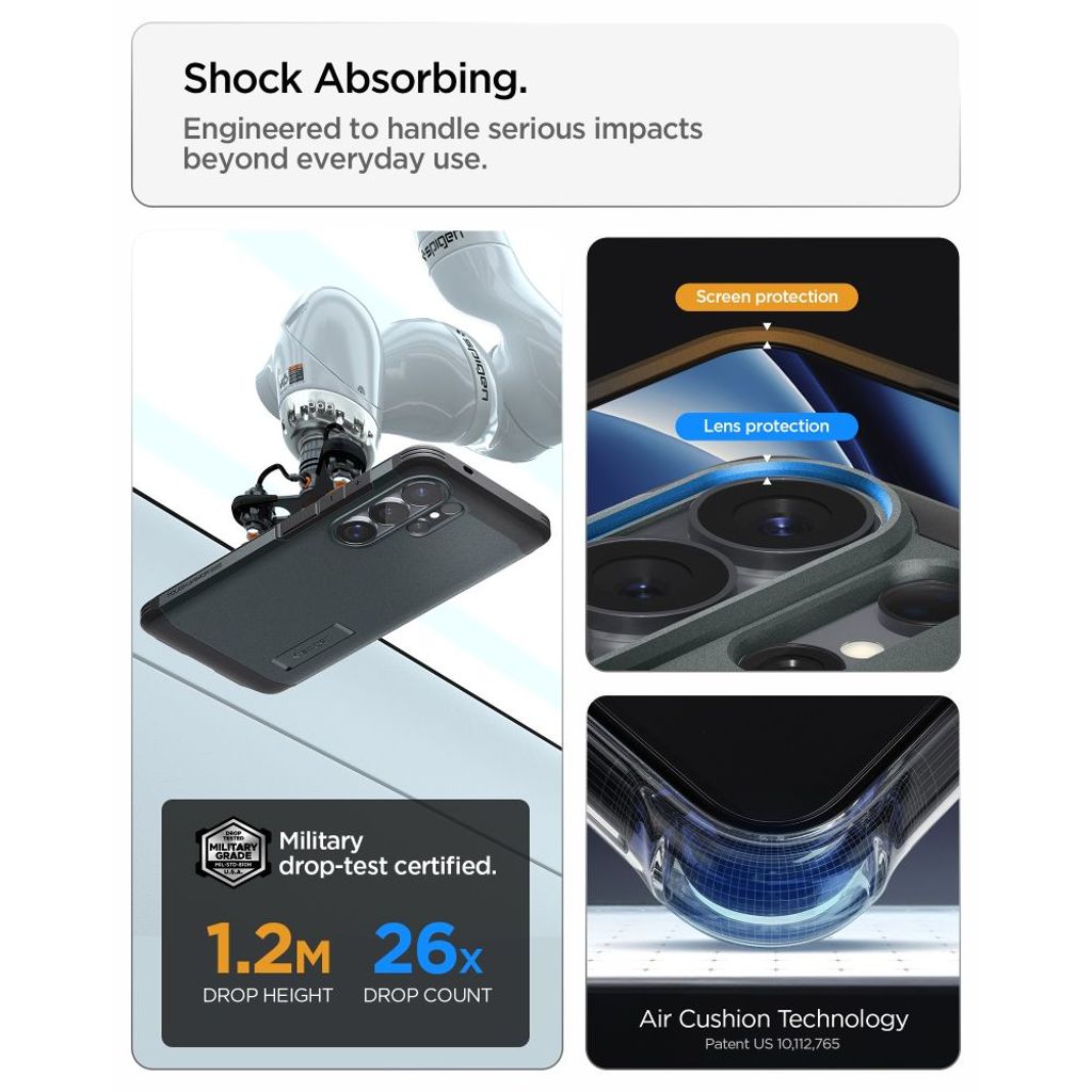 Spigen Tough Armor MagSafe Skal till Samsung Galaxy S26 Ultra - Grön