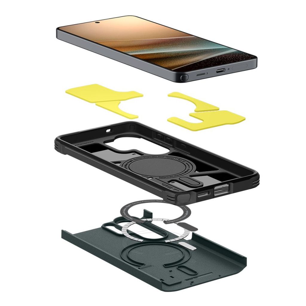 Spigen Tough Armor MagSafe Skal till Samsung Galaxy S26 Ultra - Grön