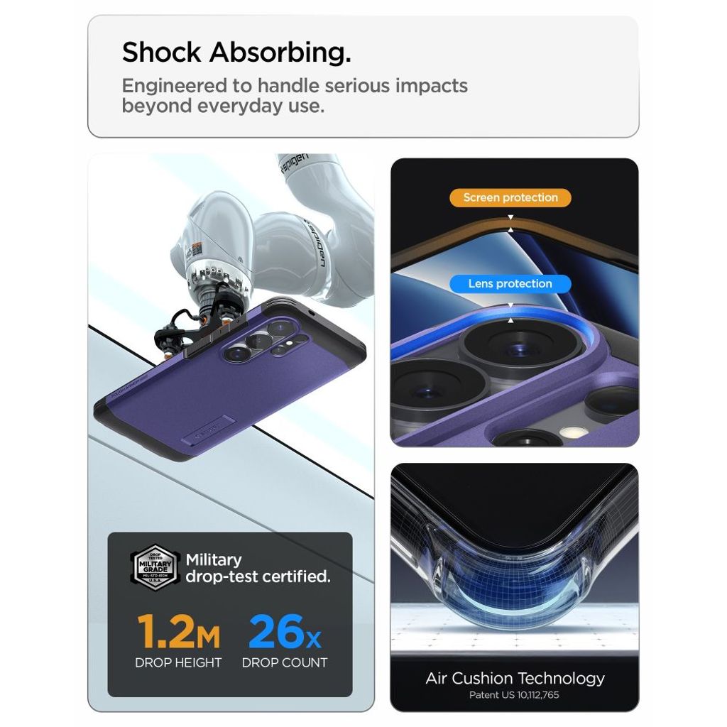 Spigen Tough Armor MagSafe Skal till Samsung Galaxy S26 Ultra - Lila