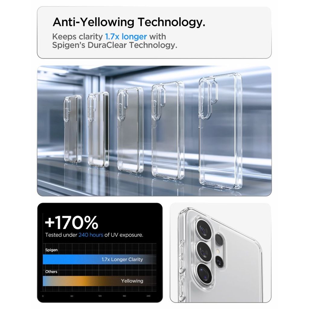 Spigen Ultra Hybrid Skal till Samsung Galaxy S26 Ultra - Transparent