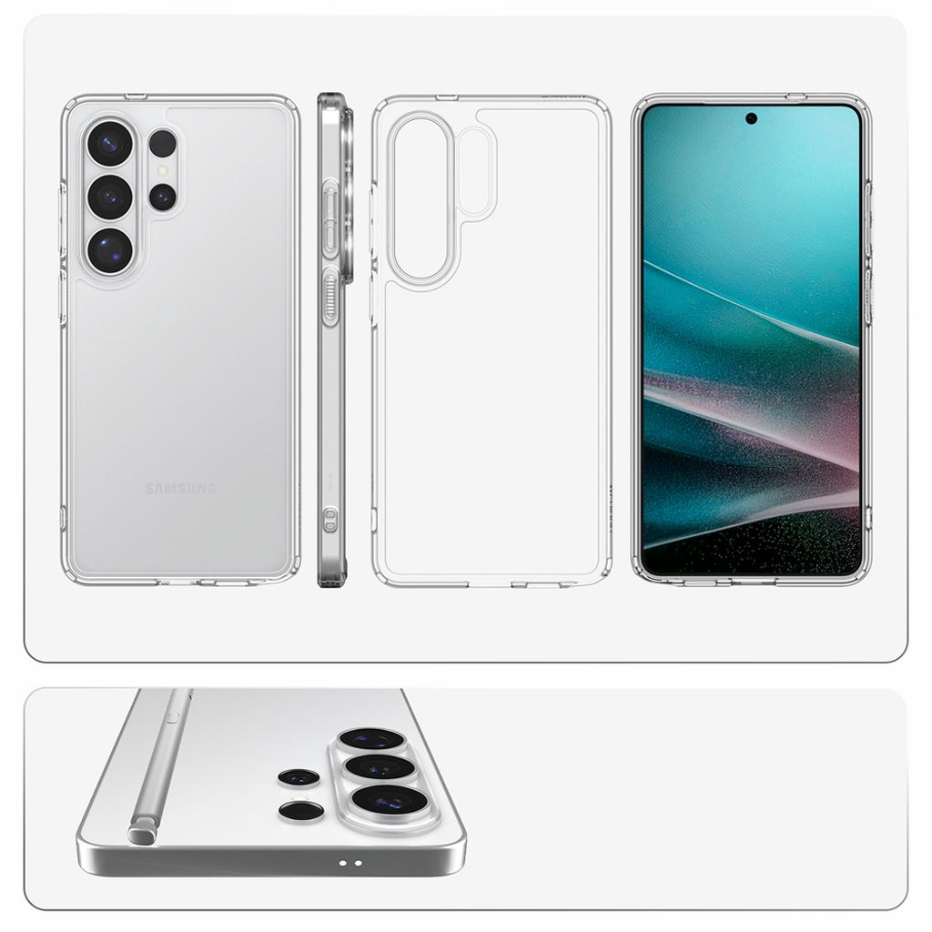 Spigen Ultra Hybrid Skal till Samsung Galaxy S26 Ultra - Transparent