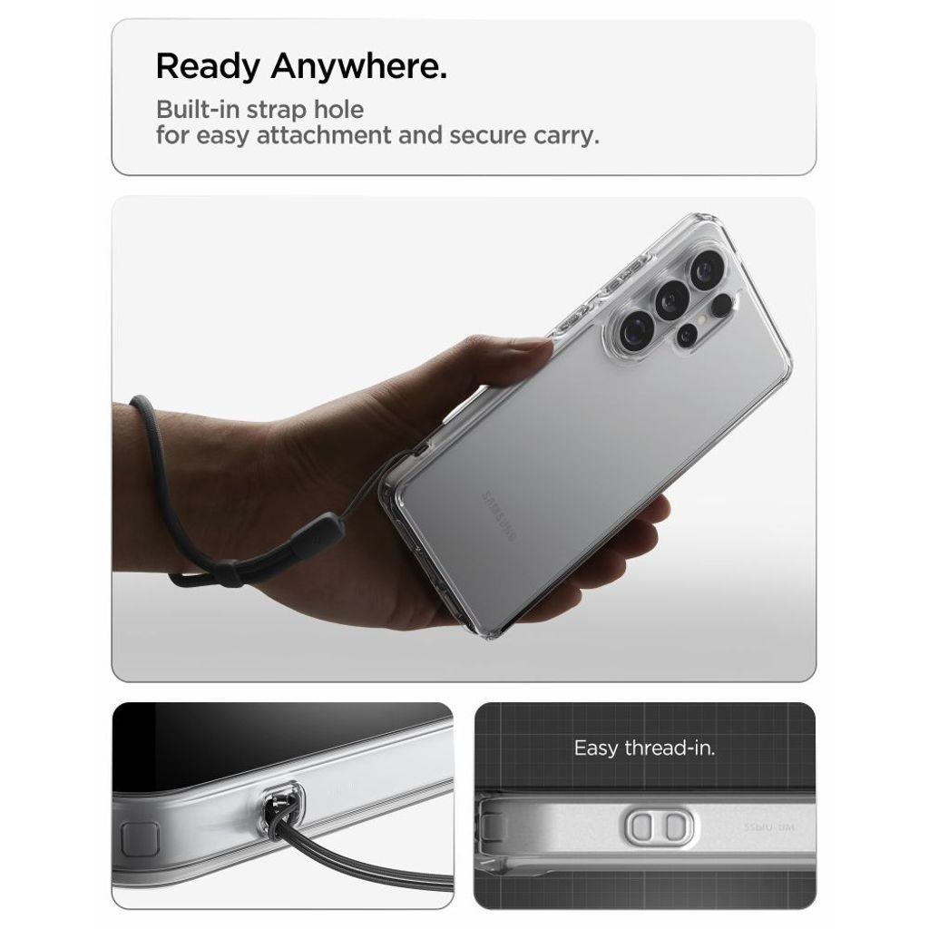 Spigen Ultra Hybrid Skal till Samsung Galaxy S26 Ultra - Transparent