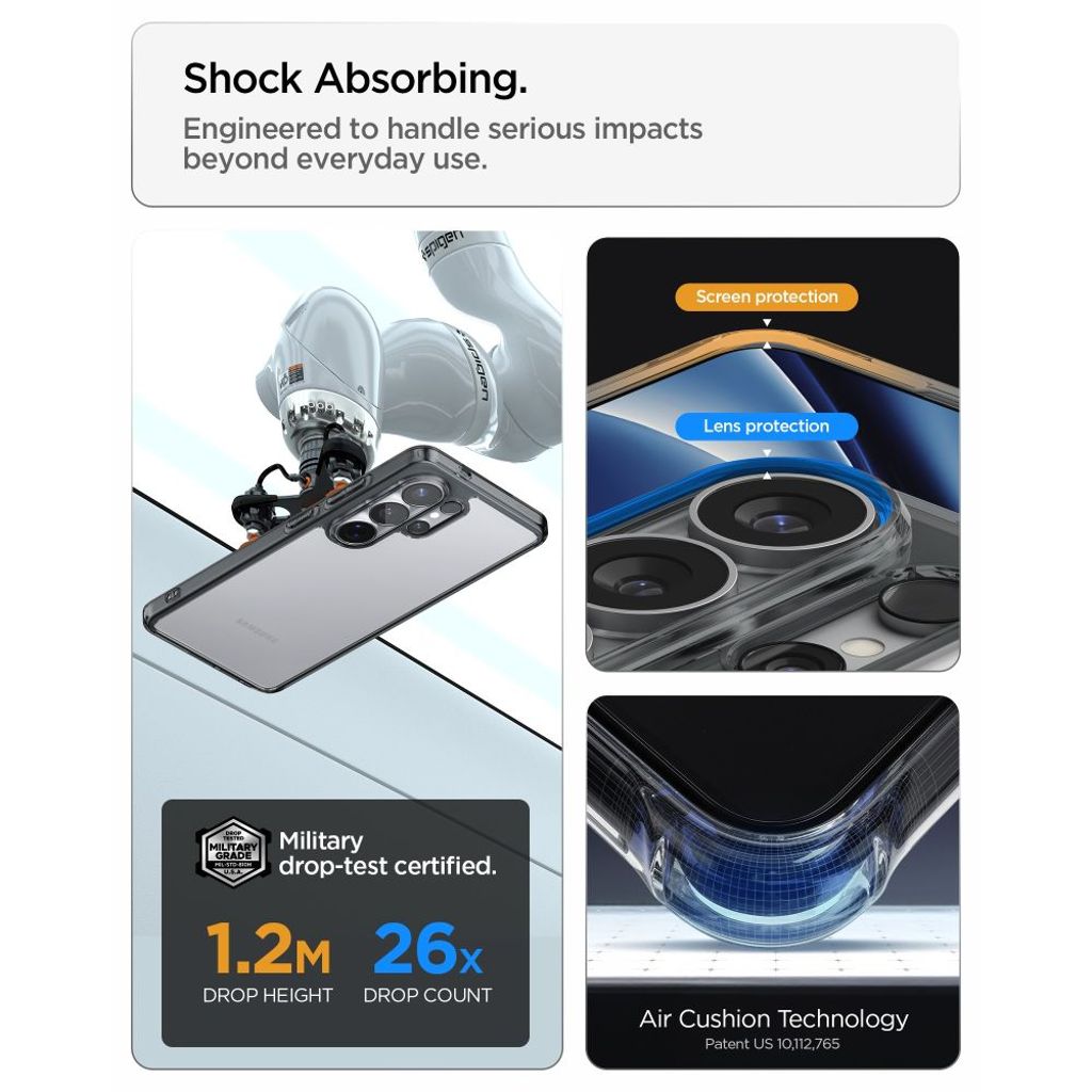 Spigen Ultra Hybrid Cover til Samsung Galaxy S26 Ultra - Semi-transparent