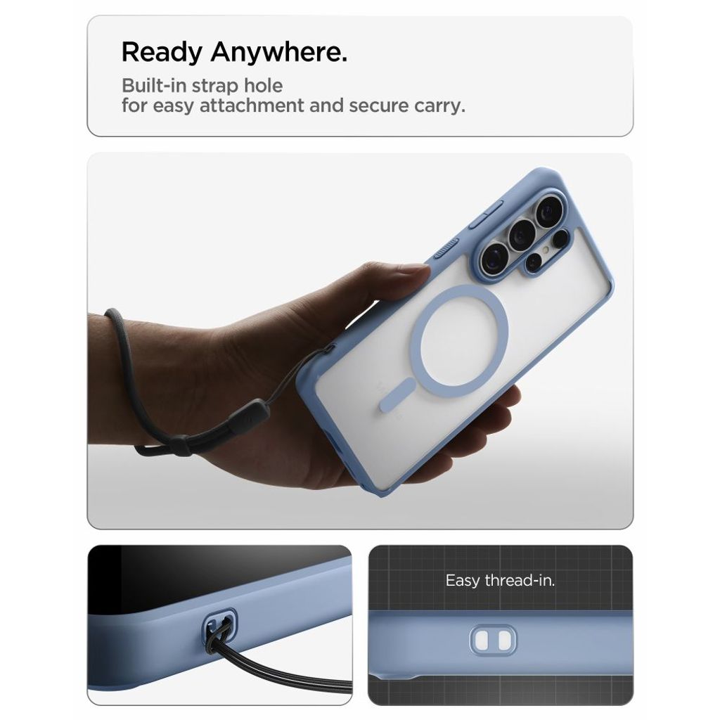 Spigen Ultra Hybrid MagSafe Skal till Samsung Galaxy S26 Ultra - Blå