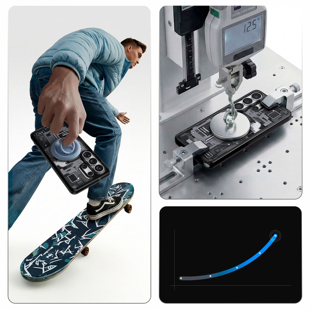 Spigen Ultra Hybrid MagSafe Zero One Skal till Samsung Galaxy S26 Ultra - Svart