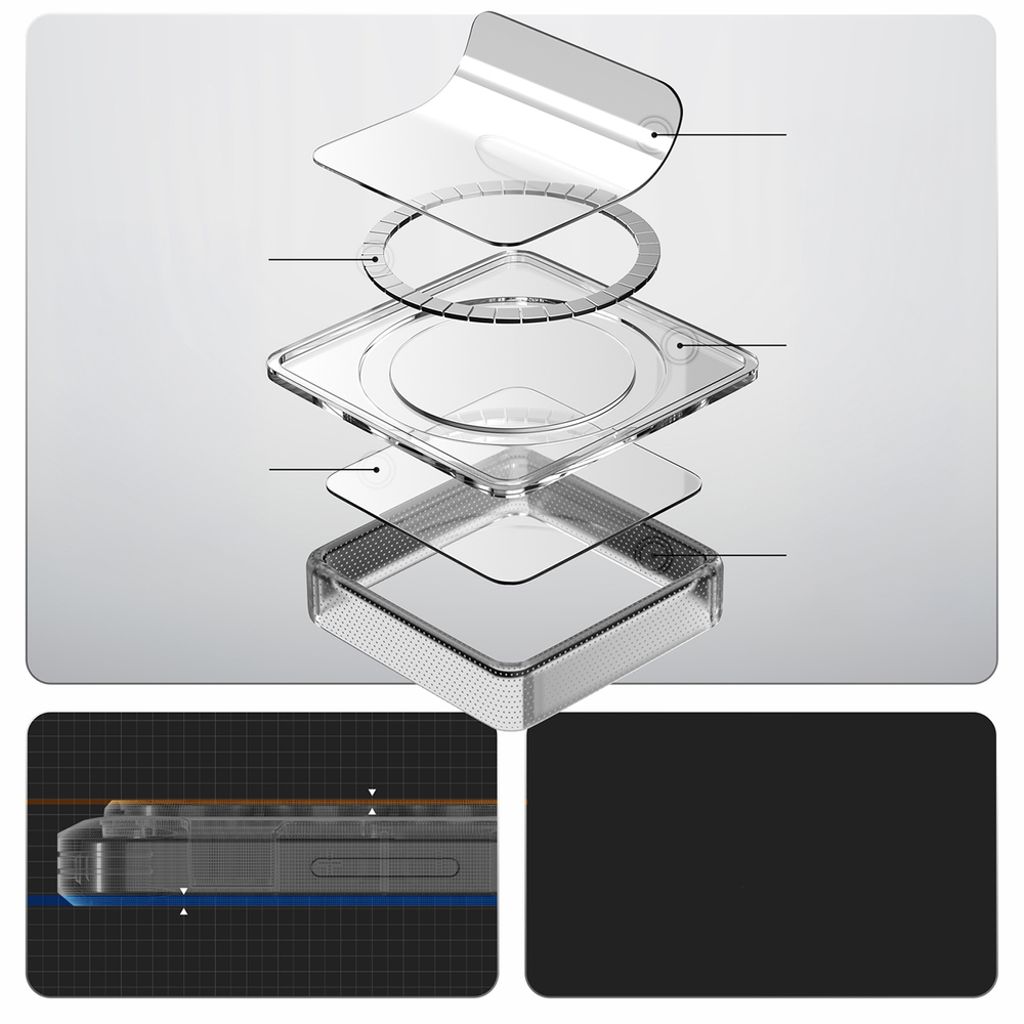 Spigen Ultra Hybrid MagSafe Zero One Skal till Samsung Galaxy S26 Ultra - Svart
