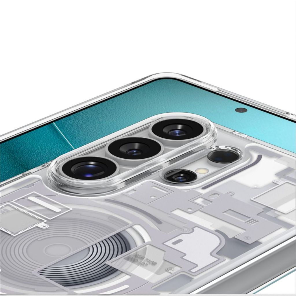 Spigen Ultra Hybrid MagSafe Zero One Kuori Samsung Galaxy S26 Ultra - Läpinäkyvä/valkoinen