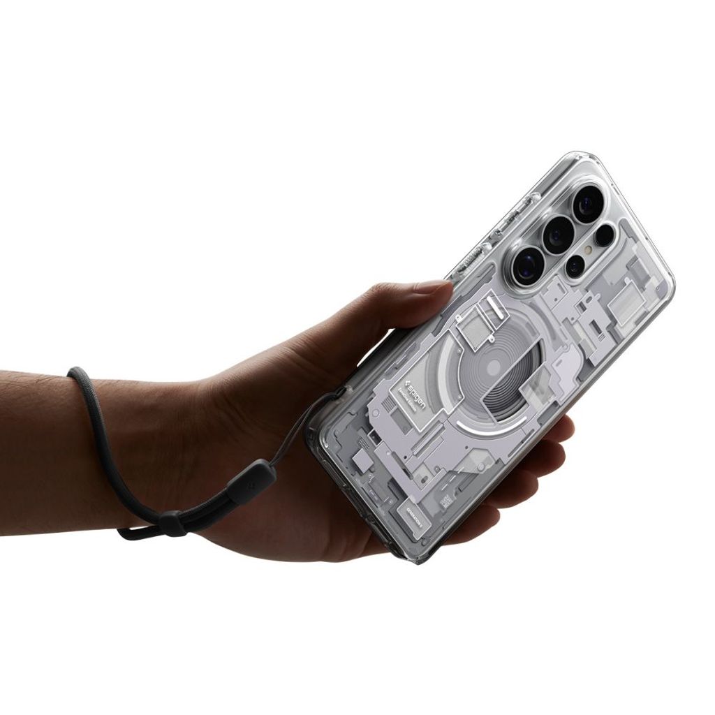 Spigen Ultra Hybrid MagSafe Zero One Kuori Samsung Galaxy S26 Ultra - Läpinäkyvä/valkoinen