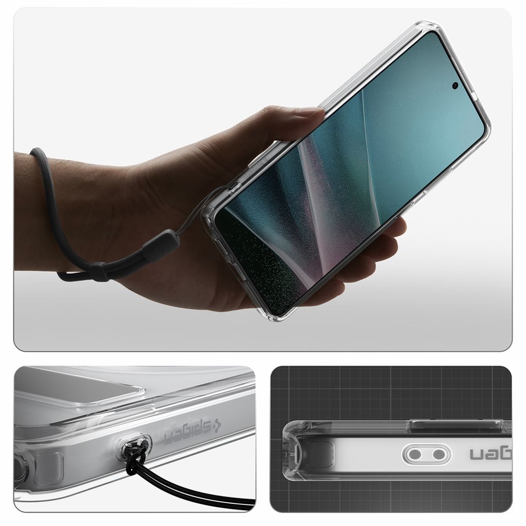 Spigen Ultra Hybrid S MagSafe Skal Samsung Galaxy S26 Ultra - Transparent/Vit