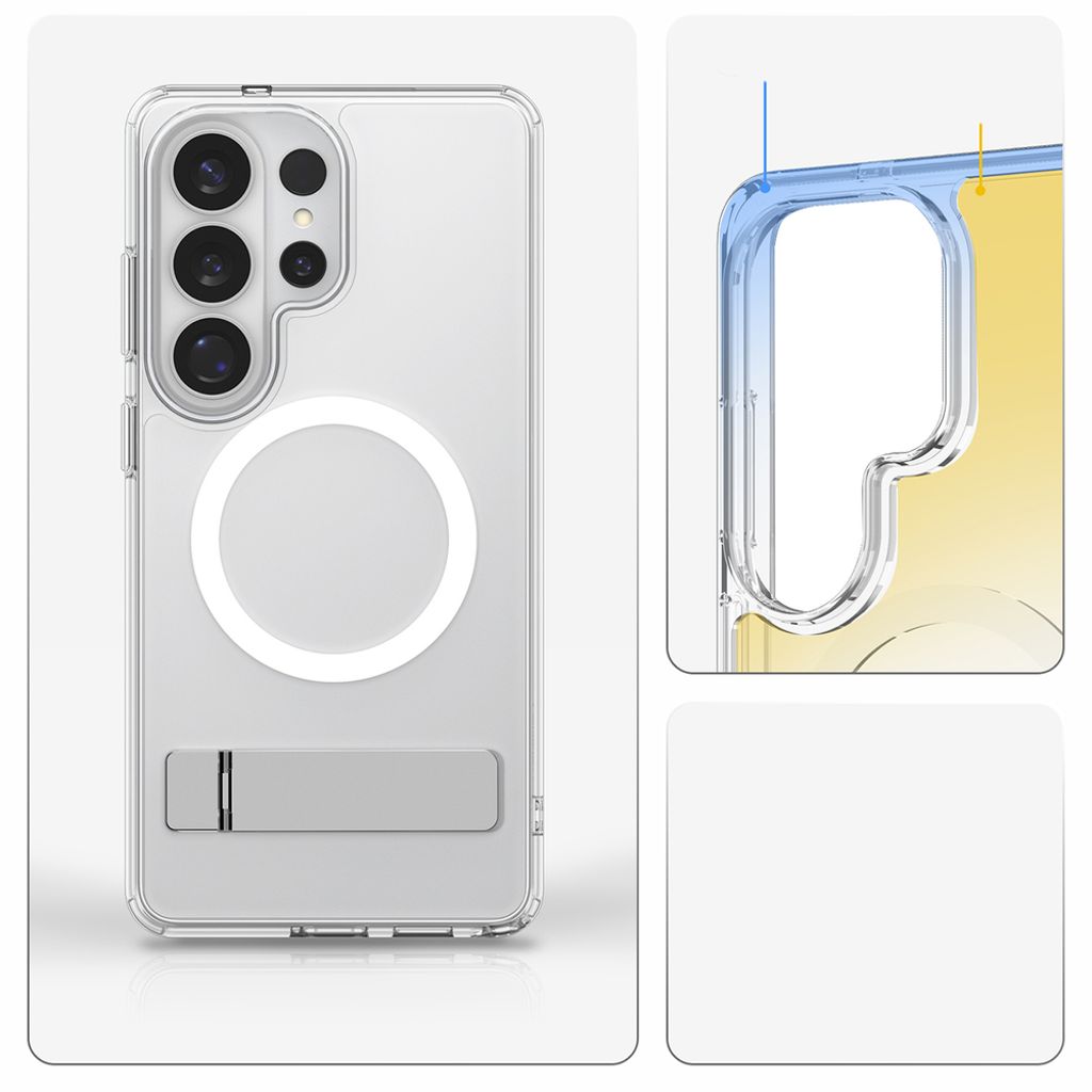 Spigen Ultra Hybrid S MagSafe Skal Samsung Galaxy S26 Ultra - Transparent/Vit