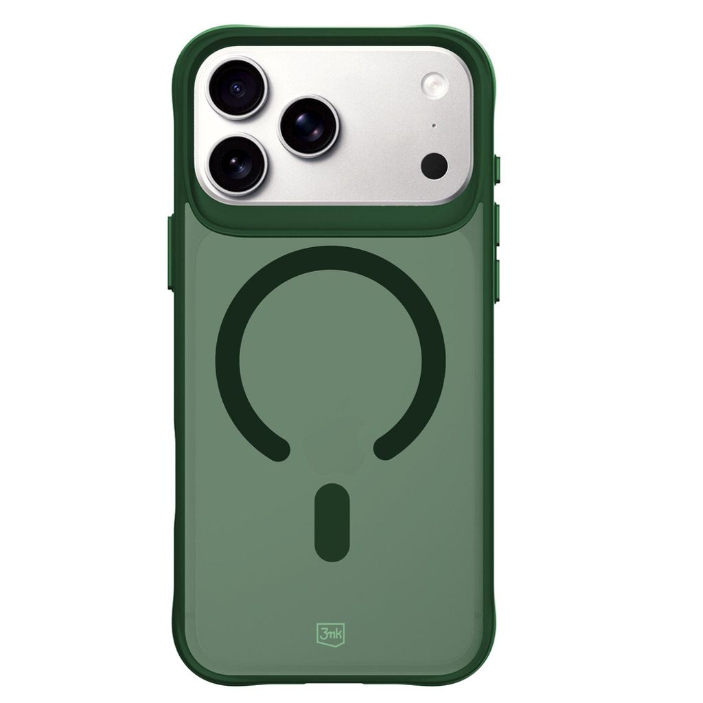 3mk Smoke MagSafe Cover till iPhone 17 Pro Max - Grøn