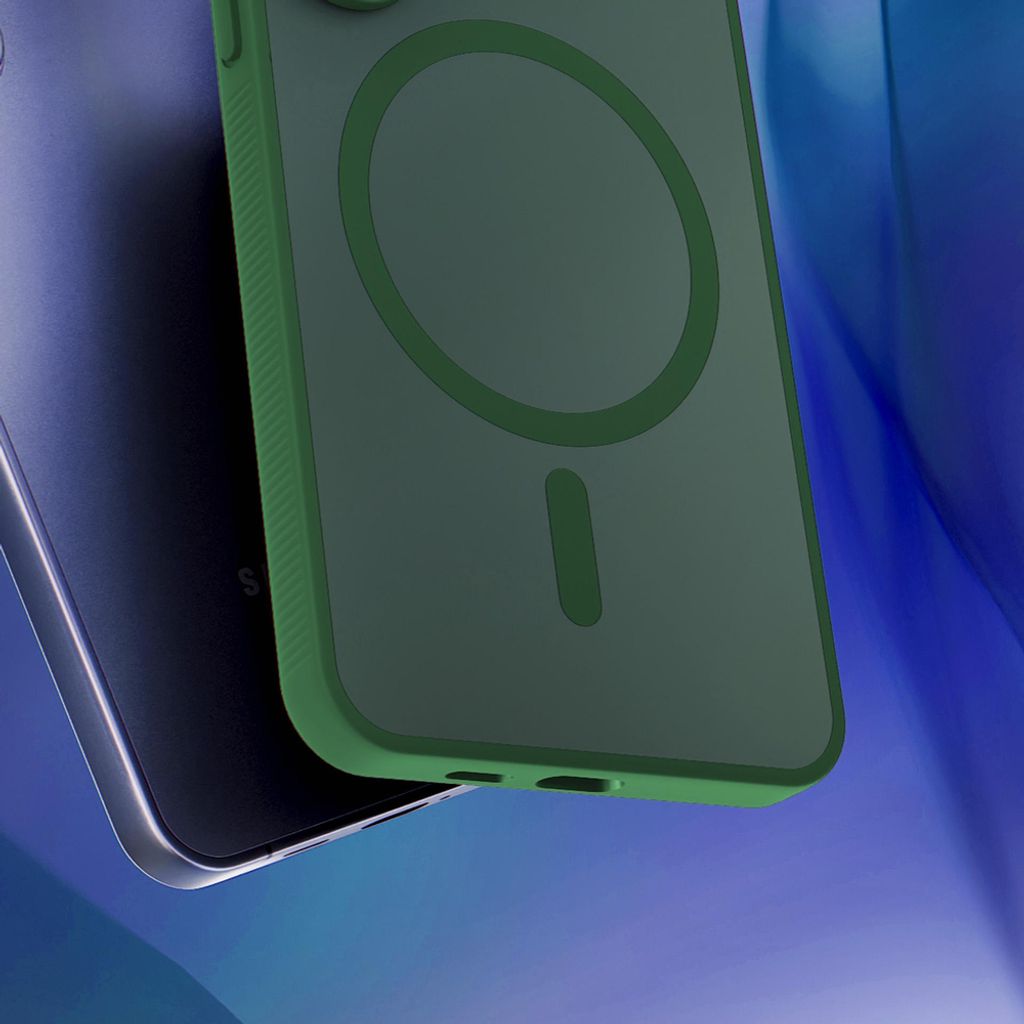3mk Smoke MagSafe Cover till iPhone 17 Pro Max - Grøn