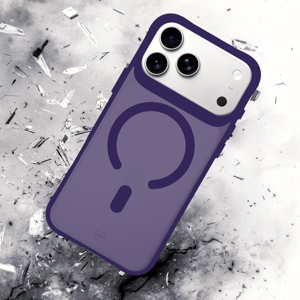 3mk Smoke MagSafe Cover till iPhone 17 Pro Max - Lilla