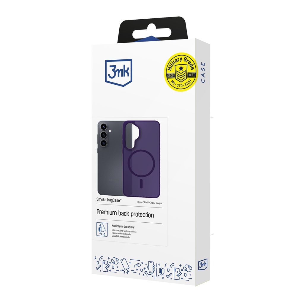 3mk Smoke MagSafe Cover till iPhone 17 Pro Max - Lilla