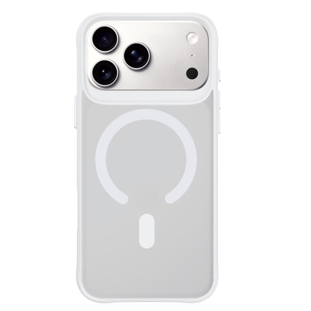 3mk Smoke MagSafe Cover till iPhone 17 Pro - Hvid