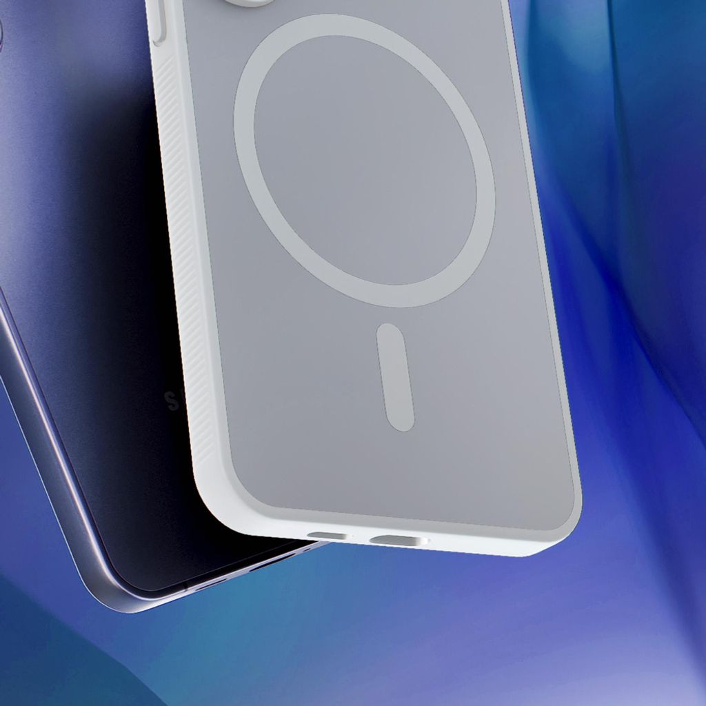 3mk Smoke MagSafe Cover till iPhone 17 Pro - Hvid