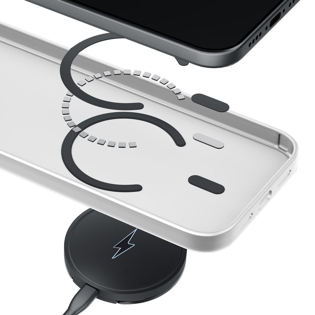 3mk Smoke MagSafe Cover till iPhone 17 Pro Max - Hvid