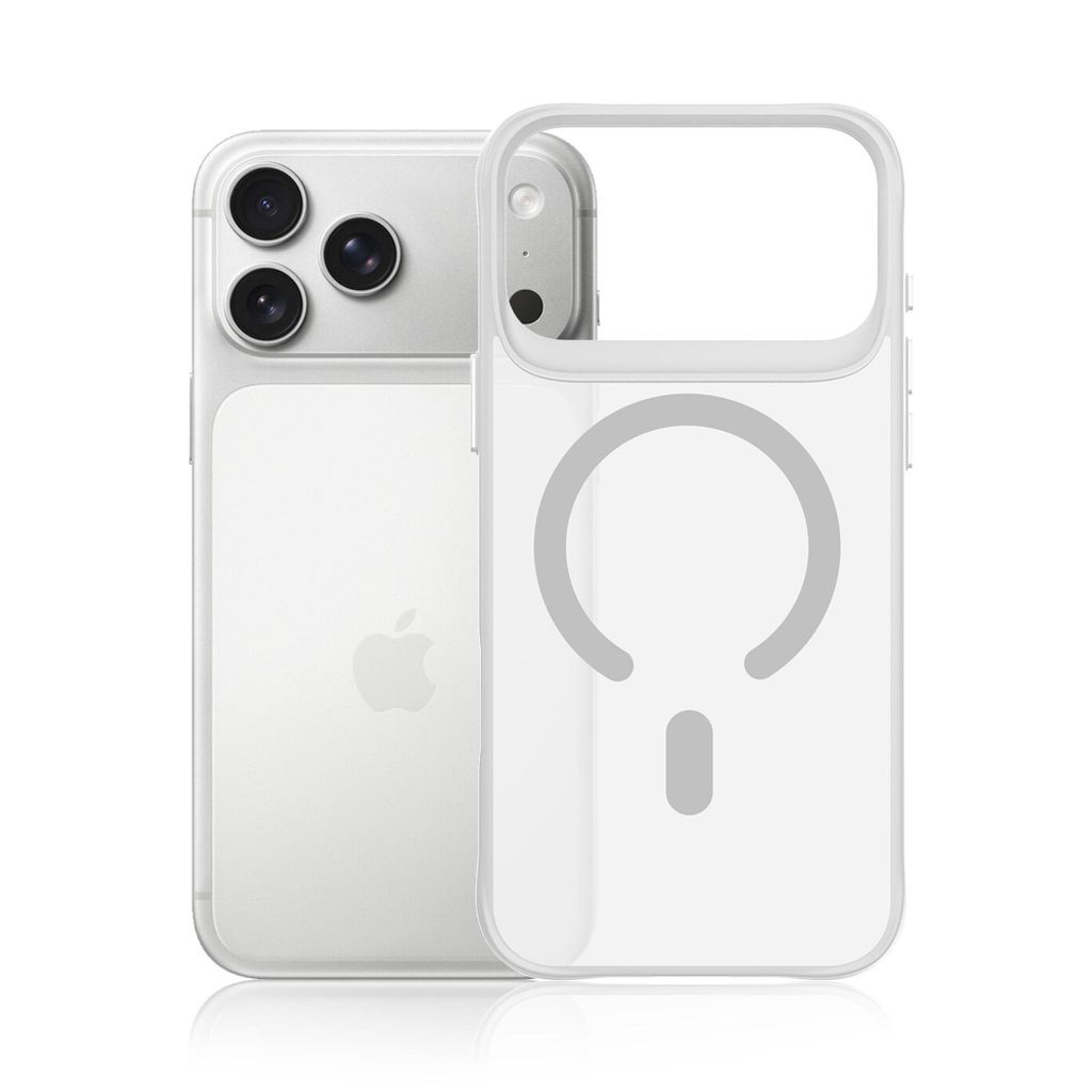 3mk Smoke MagSafe Cover till iPhone 17 Pro Max - Hvid