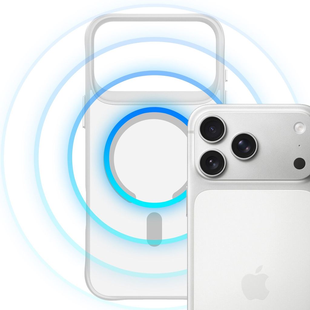 3mk Smoke MagSafe Cover till iPhone 17 Pro Max - Hvid