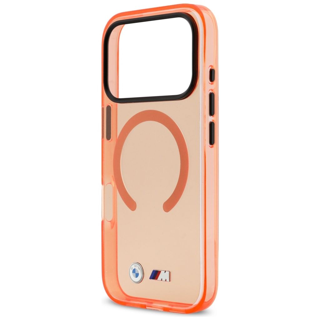 BMW M IML Metal Logos MagSafe -kuori till iPhone 17 Pro Max - Oranssi