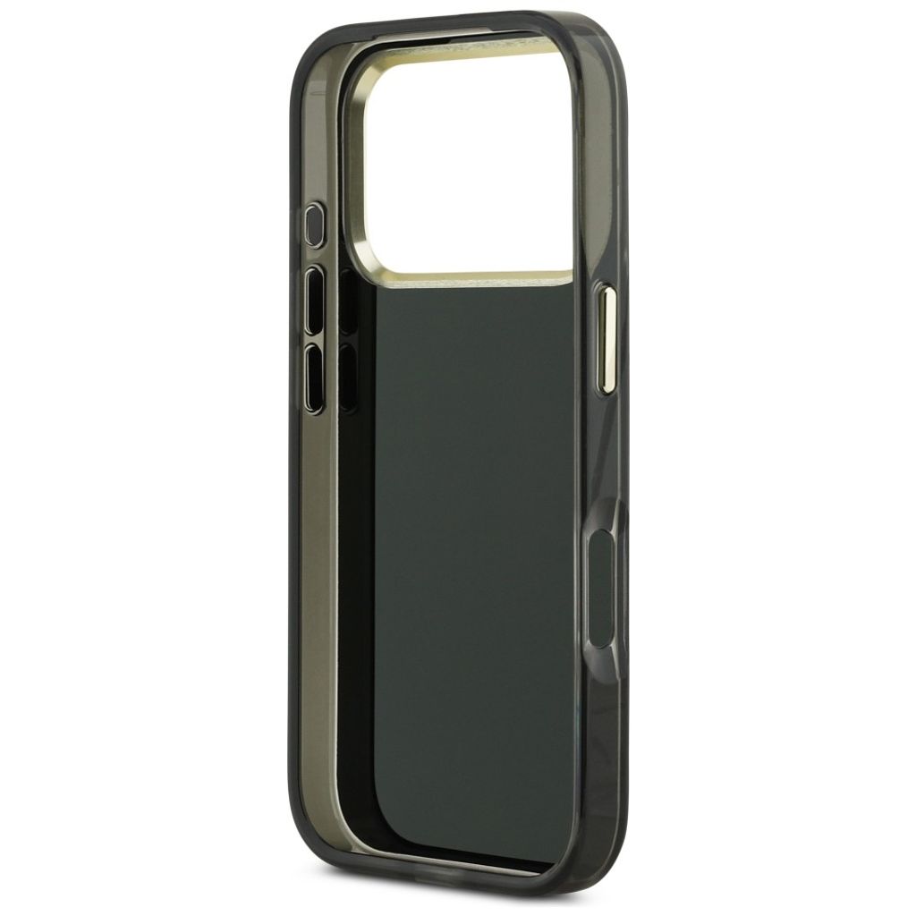 Guess 4G Script Metal -kuori till iPhone 17 Pro - Musta