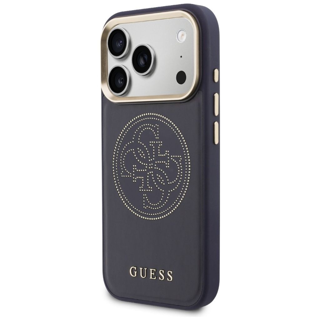 Guess Perforated 4G MagSafe -kuori till iPhone 17 Pro Max - Sininen