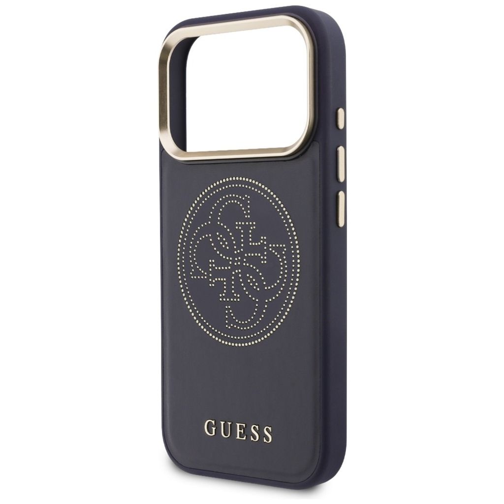 Guess Perforated 4G MagSafe -kuori till iPhone 17 Pro Max - Sininen