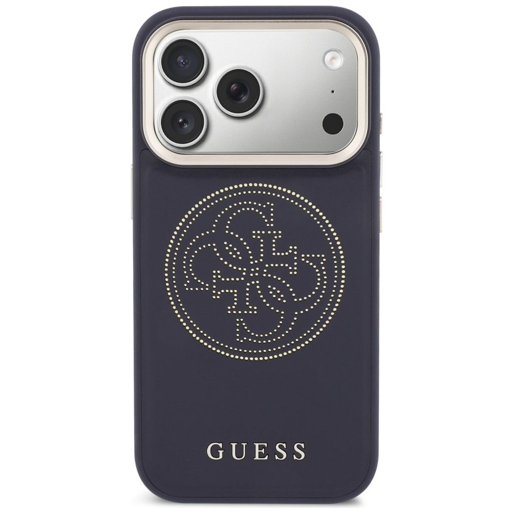 Guess Perforated 4G MagSafe -kuori till iPhone 17 Pro - Sininen