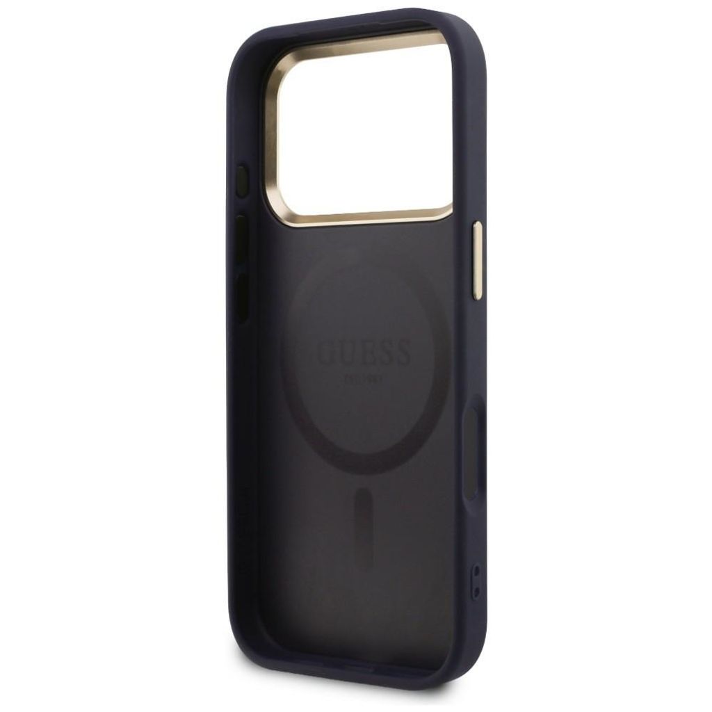 Guess Perforated 4G MagSafe -kuori till iPhone 17 Pro - Sininen