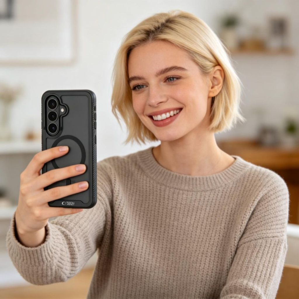 Tech-Protect Defense MagSafe Skal till Samsung Galaxy S26 - Svart