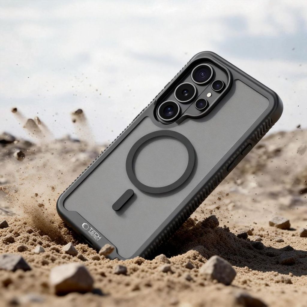 Tech-Protect Defense MagSafe Skal till Samsung Galaxy S26 Ultra - Svart