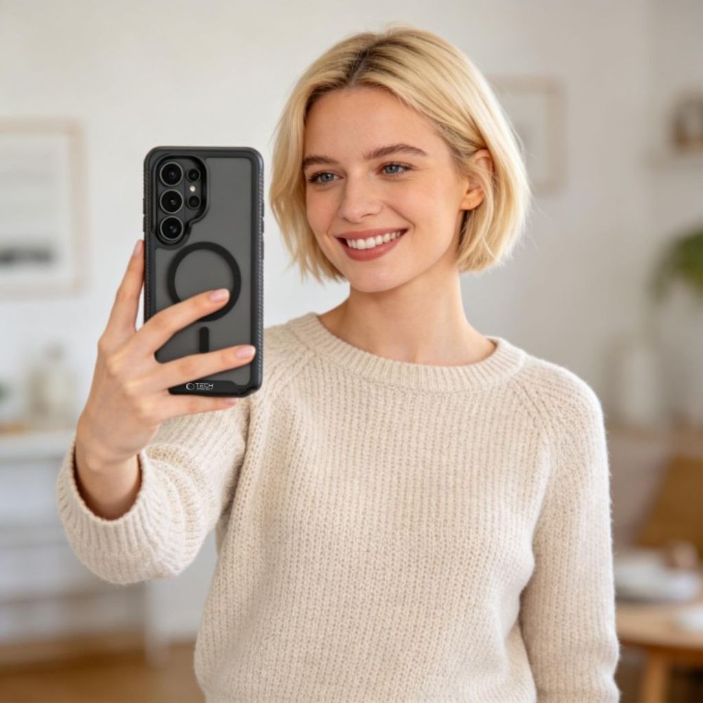 Tech-Protect Defense MagSafe Skal till Samsung Galaxy S26 Ultra - Svart