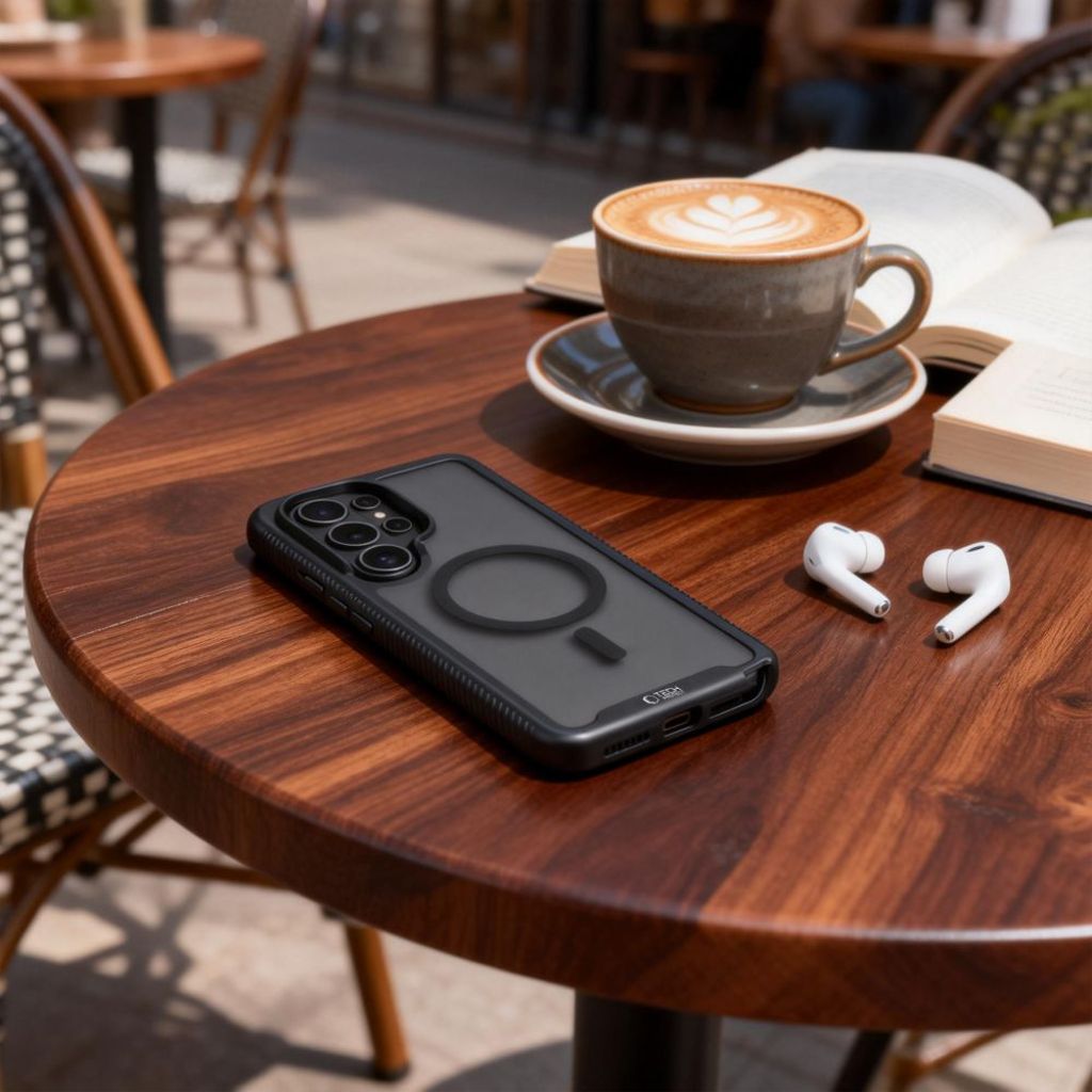 Tech-Protect Defense MagSafe Skal till Samsung Galaxy S26 Ultra - Svart