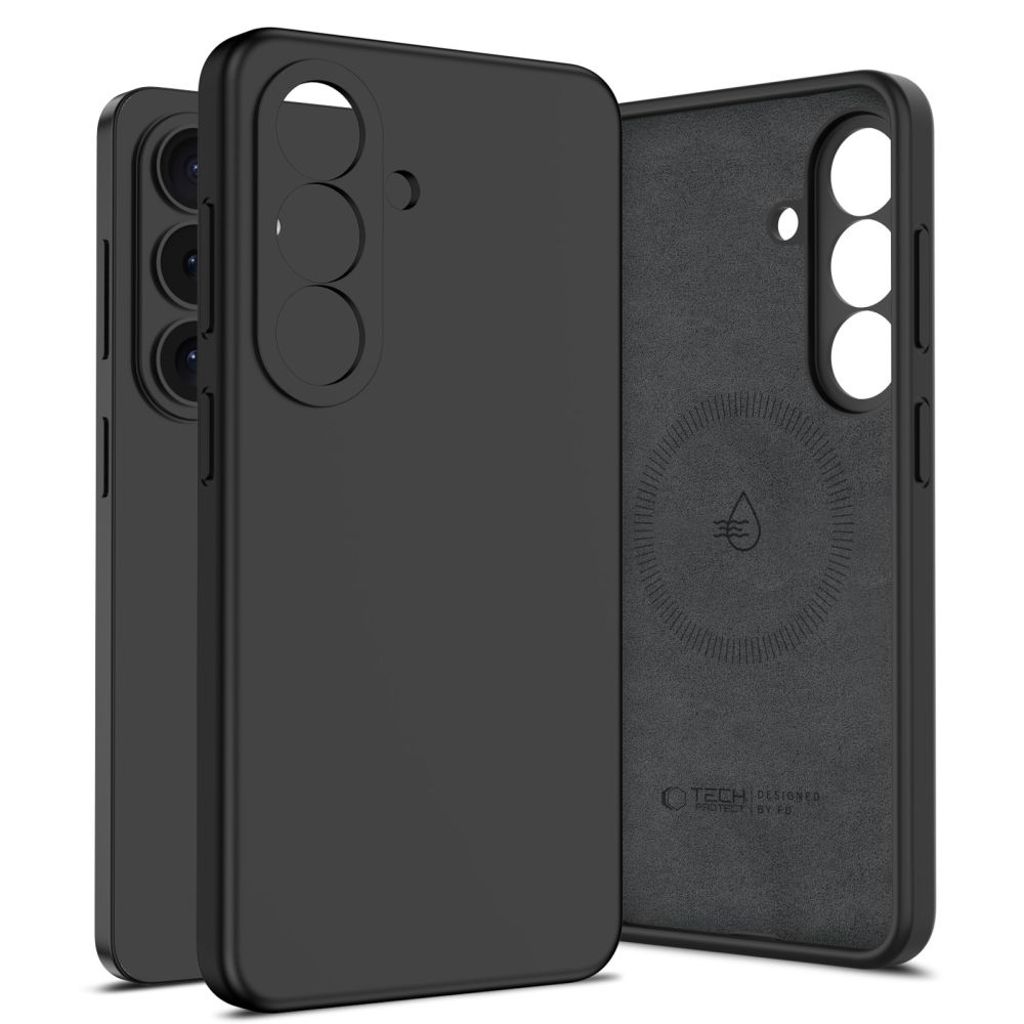 Tech-Protect Silicone MagSafe Skal till Samsung Galaxy S26 - Svart
