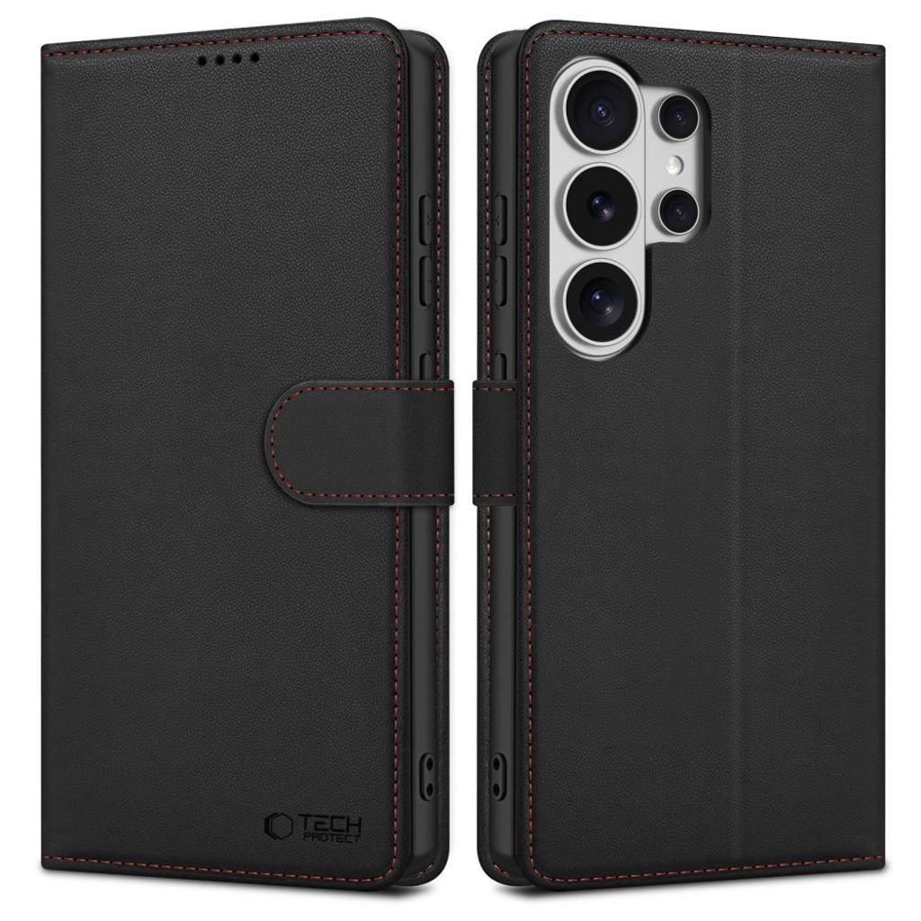 Tech-Protect Wallet Plånboksfodral till Samsung Galaxy S26 Ultra - Svart/Röd