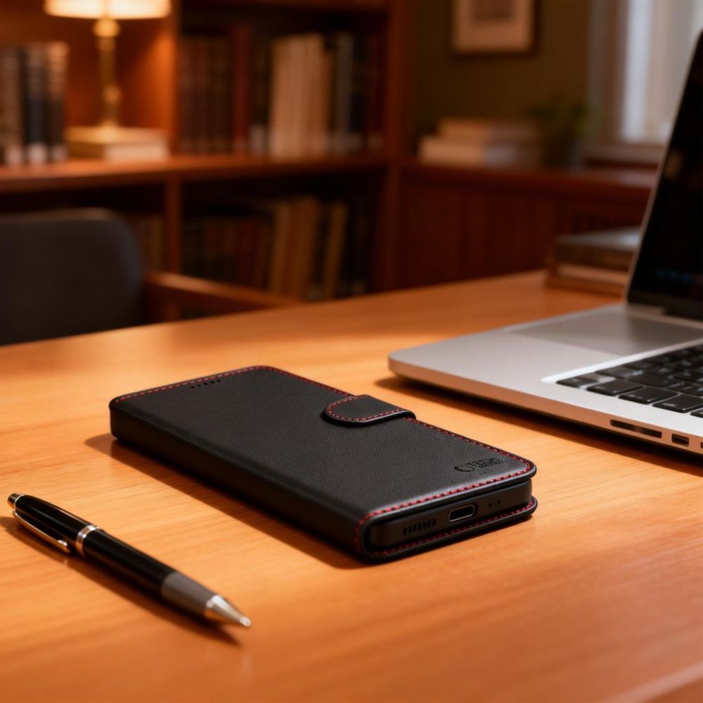 Tech-Protect Wallet Plånboksfodral till Samsung Galaxy S26 Ultra - Svart/Röd