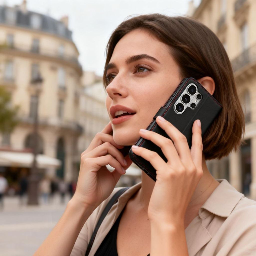 Tech-Protect Wallet Plånboksfodral till Samsung Galaxy S26 Ultra - Svart/Röd