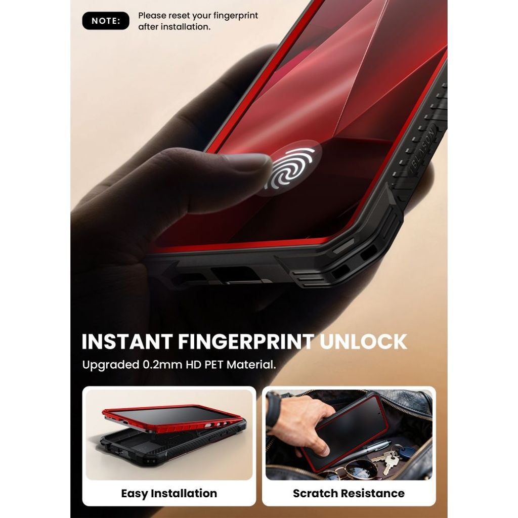 Supcase ArmorBox MagSafe Skal till Samsung Galaxy S26 Ultra - Röd/Svart